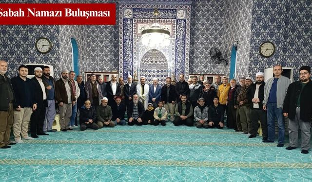 Dere Mahallesi’nde Sabah Namazına Yoğun İlgi