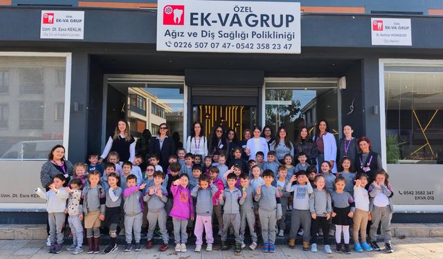 Uğur Okulları Anasınıfından EK-VA Ağız ve Diş Sağlığı Polikliniğine Anlamlı Ziyaret