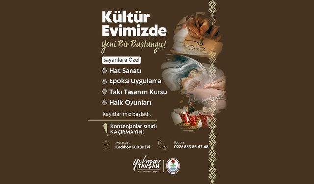 Kültür Evi’nde Kayıtlar Açıldı