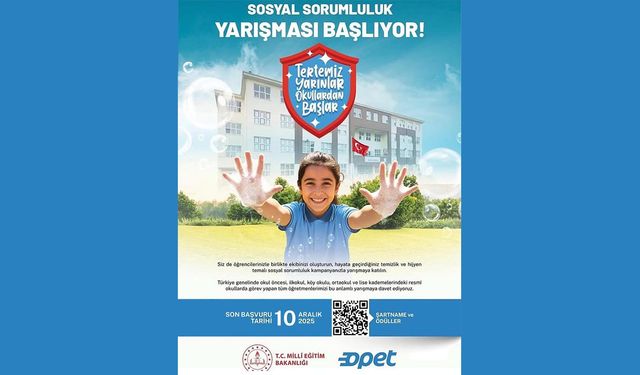 Okullarda Hijyen Yarışı Başladı: Son Başvuru 10 Aralık
