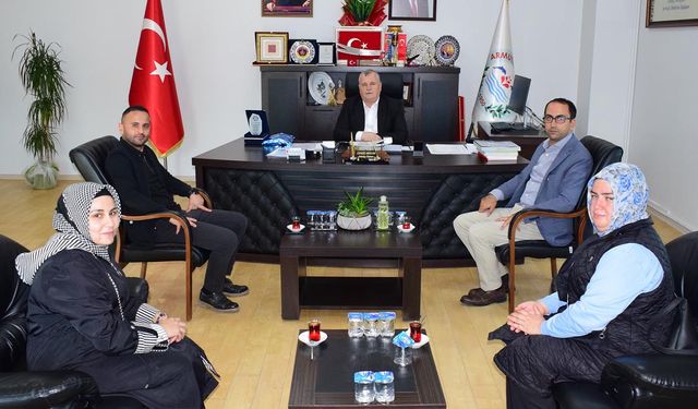 İlçe Milli Eğitim Müdürü’nden Armutlu Belediye Başkanına Ziyaret