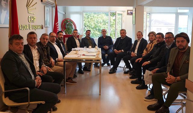 CHP Yalova İl Başkanlığı, YASKİ Meclis Grubuyla Bir Araya Geldi