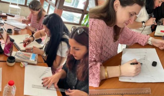 Çiftlikköy’de Halk Eğitimi Resim Kursuna Yoğun İlgi