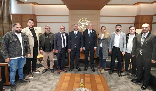 YESO Başkan Adayı Oktay İlhan’dan YTSO’ya Ziyaret