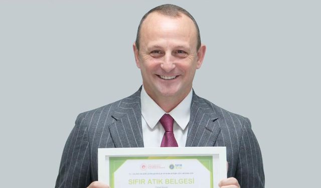 Yalova’da İlk Kez Genel Sıfır Atık Belgesi’ne Sahip Oldu
