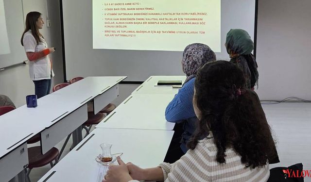 Altınova’da Gebe Okulunda İkinci Etap Eğitimleri Tamamlandı