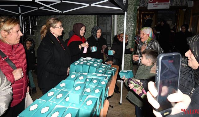 Altınova’da Regaip Kandili Buluşması