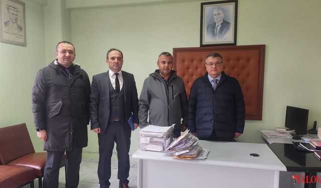 Çiftlikköy Kaymakamı Ali Ada, Köy Muhtarlıklarında İncelemelerde Bulundu