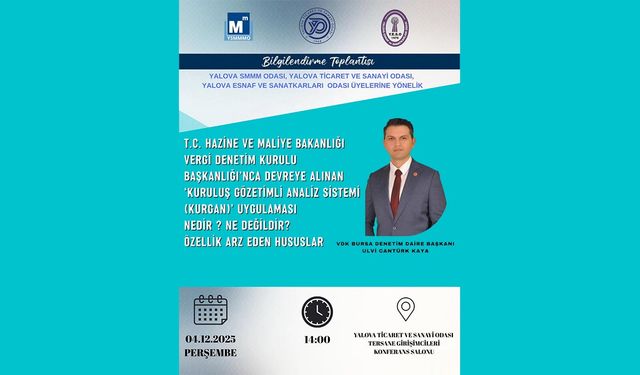 KURGAN Sistemi Yalova’da Anlatılacak