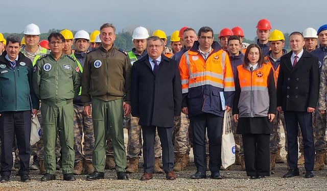 Pist Çabuk Onarım Tatbikatı Başarıyla Tamamlandı
