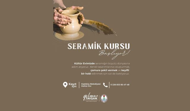 Seramik Kursu Başlıyor