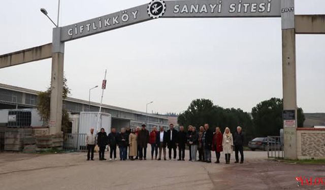 CHP’den Çiftlikköy Sanayi Sitesi’ne Esnaf Ziyareti