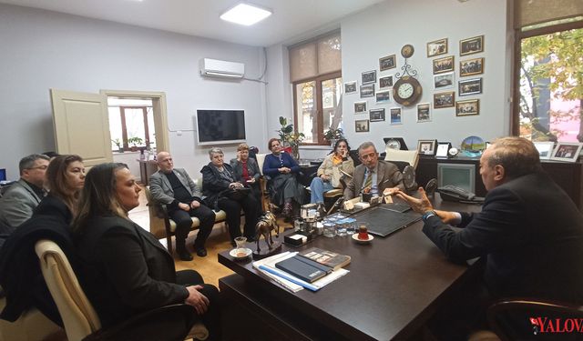 CHP Yalova Merkez İlçe’den Kent Konseyi’ne Ziyaret