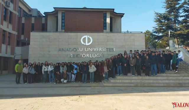 Çiftlikköy Anadolu Lisesi’nden Eskişehir Anadolu Üniversitesi’ne Eğitim Gezisi