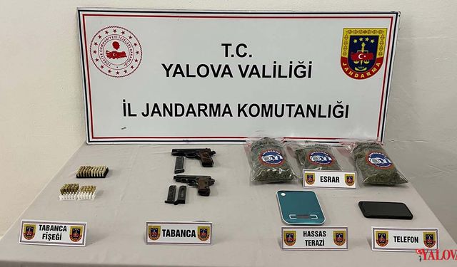 Yalova'da uyuşturucu operasyonunda 1 tutuklama