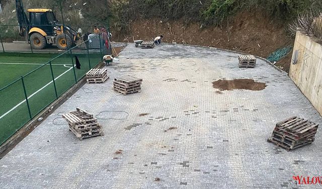 Esenköy’de Spor Kompleksi Çevresi Yenilendi