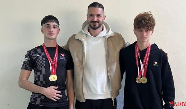 Yalova Birey Okulları Öğrencilerinden Bilek Güreşinde Çifte Şampiyonluk
