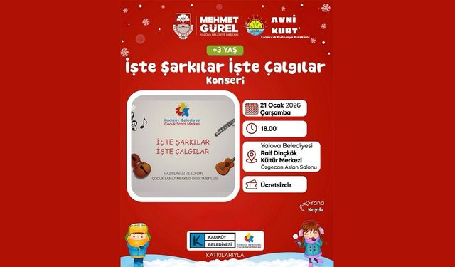 Çınarcık’ta Minikler Müzikle Buluşuyor