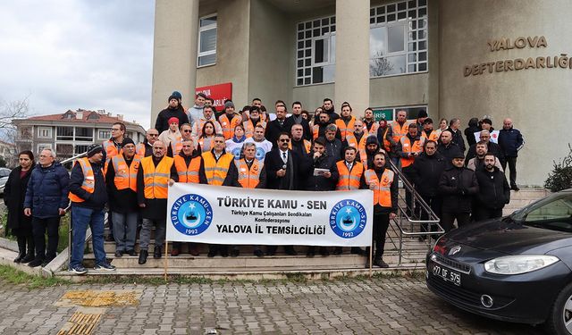 Türkiye Kamu- Sen: “Ücrette Hakkaniyet, Vergide Adalet İstiyoruz”