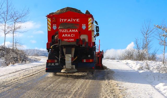 Tuzlama Çalışmaları Devam Ediyor