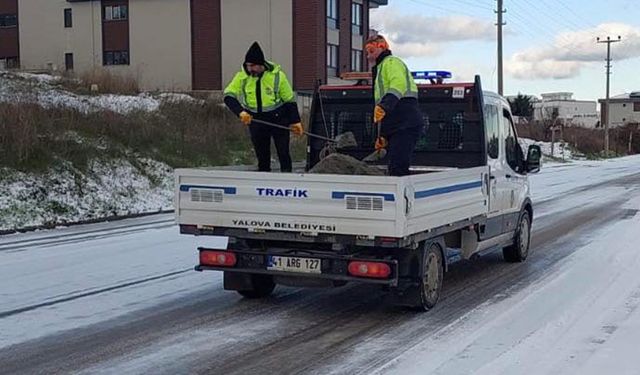 Kar Yağdı, Yalova Belediyesi Teyakkuza Geçti
