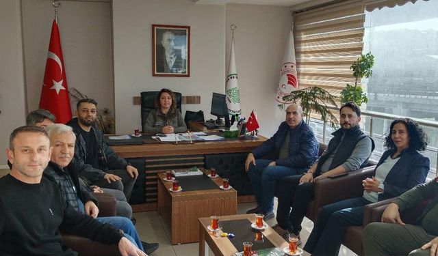 TOÇ-BİR-SEN’den Yeni Müdüre Nezaket Ziyareti