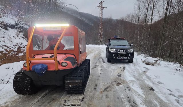 Teşvikiye Delmece Yaylası Yolunda Mahsur Kalan 35 Kişi Kurtarıldı