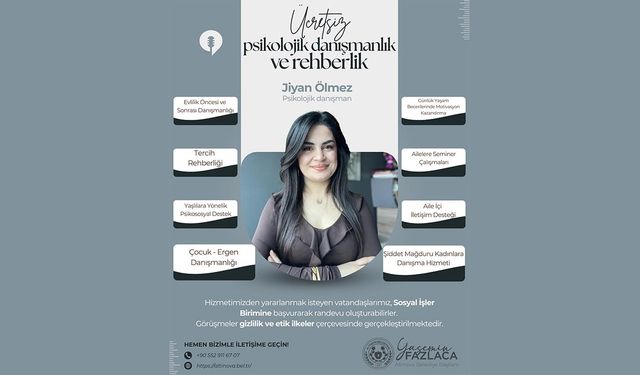 Altınova Belediyesi Ücretsiz Psikolojik Danışmanlık Hizmetine Başladı