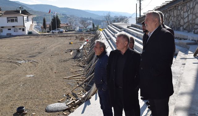 Başkan Arslan Devam Eden Projeleri İnceledi