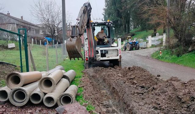 İlyasköy’de Yağmur Suyu Sorunu Tarihe Karıştı