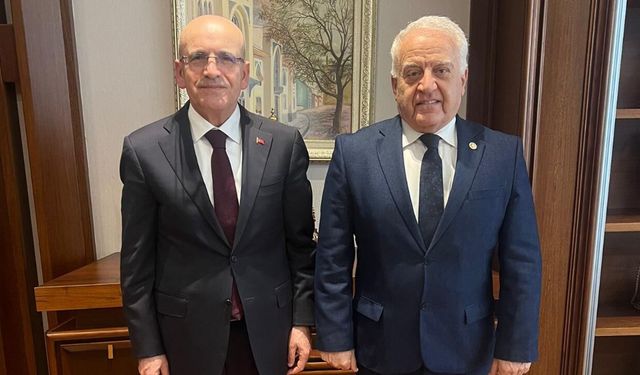 Becan, Şimşek’le Ekonomi ve Yalova Projelerini Görüştü