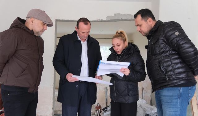 Başkan Yele; “500 Evler Sosyal Tesisi Yaza Yetişecek”