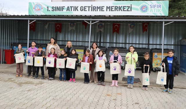 Çiftlikköy’de Öğrenciler Geri Dönüşümü Yerinde Öğrendi