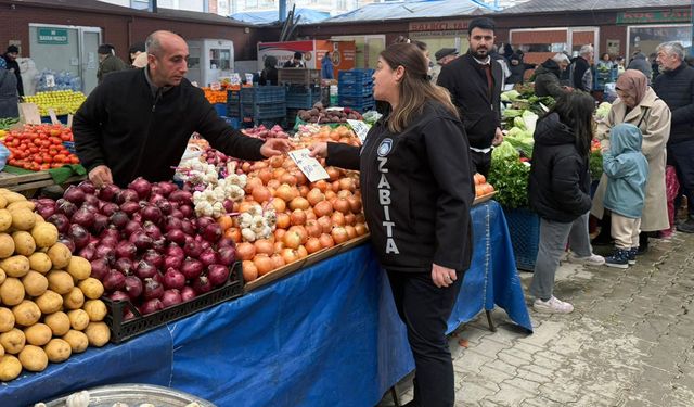 Çiftlikköy Zabıtası İşbaşında