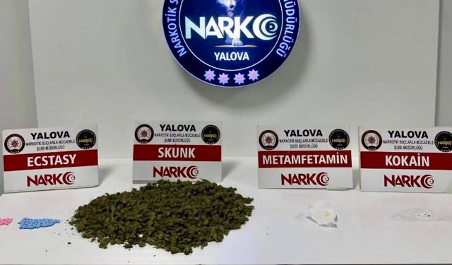 Yalova’da Narkotik Operasyonu: 576 Gram Uyuşturucu Ele Geçirildi