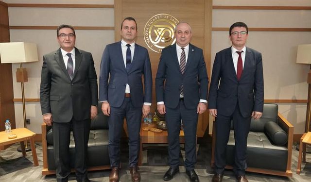 GİB Grup Başkanları ve Yalova Defterdarı’ndan YTSO’ya Ziyaret