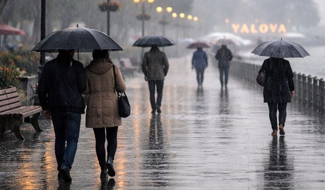 Yalova’da Havalar Soğudu: Bugün Yağış Var