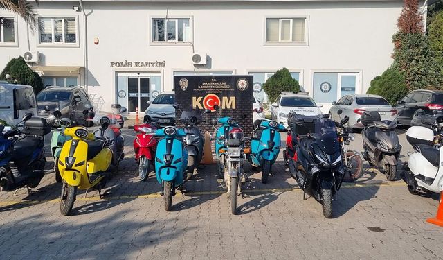 19 İlde Motosiklet Şebekesine Darbe: Yalova’da Listede