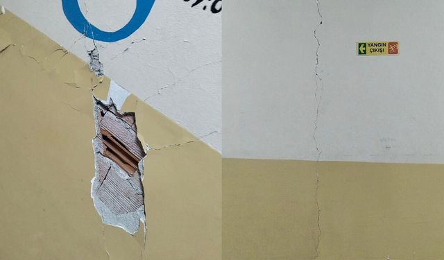Tokat'ta 5,5 Büyüklüğündeki Deprem Okul Duvarlarını Çatlattı