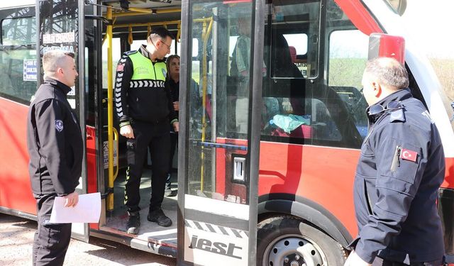Çiftlikköy Zabıtasından Toplu Taşımaya Sıkı Denetim
