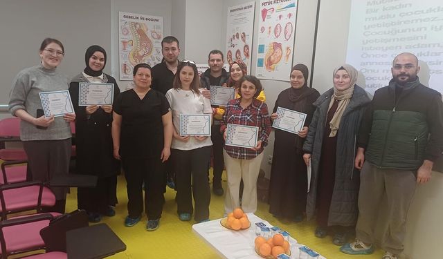 Yalova Eğitim ve Araştırma Hastanesi’nde Gebe Okulu Eğitimleri Devam Ediyor