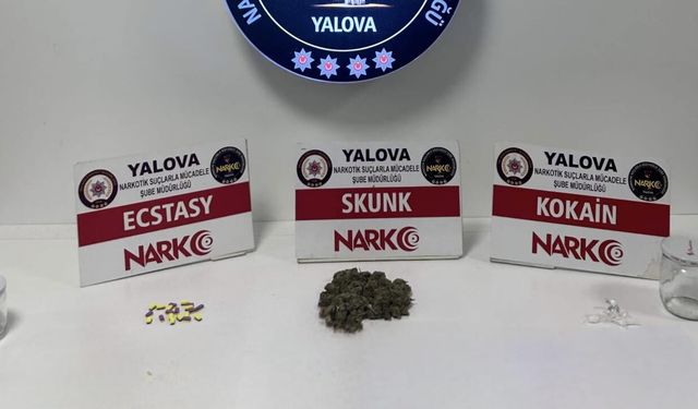 Yalova’da Narkotik Operasyonu: 3 Kişi Tutuklandı