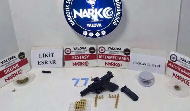 Yalova İl Emniyet Müdürlüğü’nden Uyuşturucu Operasyonu: 4 Tutuklama