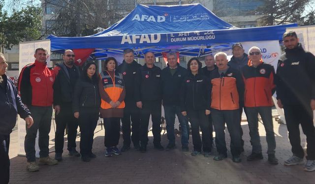 AFAD’dan Yalova’da Deprem Haftası Farkındalık Etkinliği