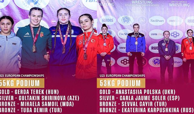 Şevval ve Tuba’dan Bronz Madalya