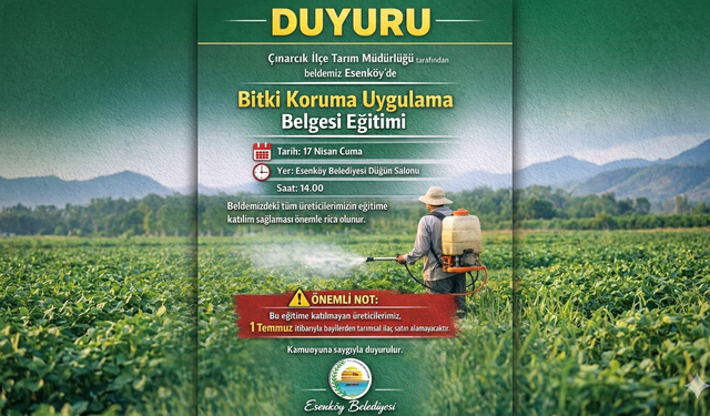 Esenköylü Üreticiler İçin Kritik Uyarı: O Belge Olmadan İlaç Alınamayacak