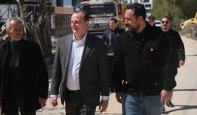 Başkan Yele, Asfaltlama Çalışmalarını Yerinde Denetledi