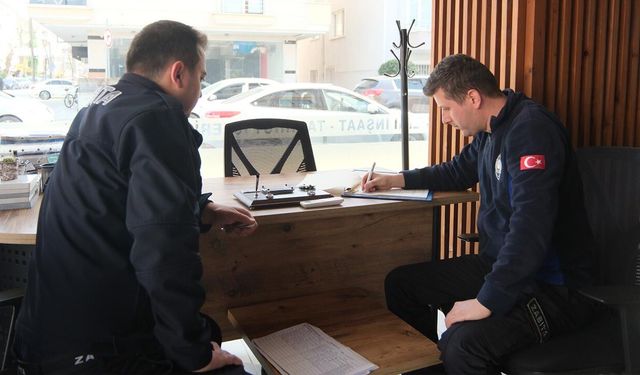 Çiftlikköy Zabıtası Ruhsat Denetimleri İçin Sahada