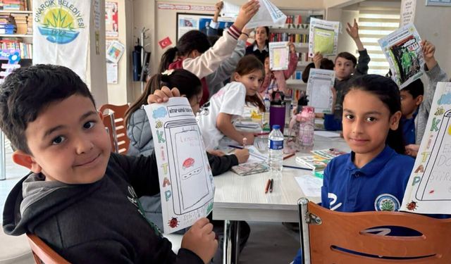 Minik Öğrenciler Çınarcık Yasemin Koç Halk Kütüphanesi’nde