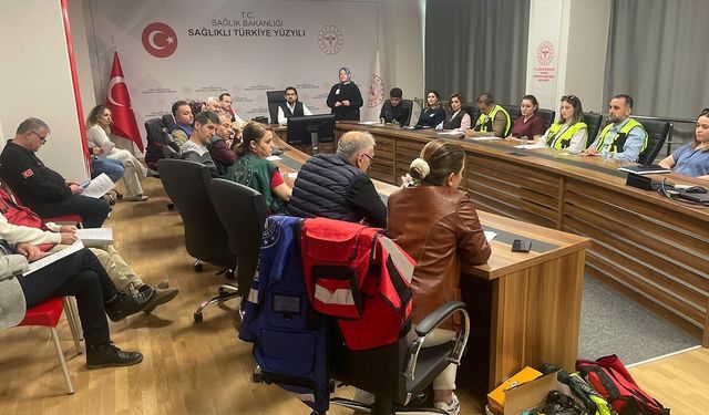 Yalova Eğitim ve Araştırma Hastanesi’nde Afet Tatbikatı Gerçekleştirildi